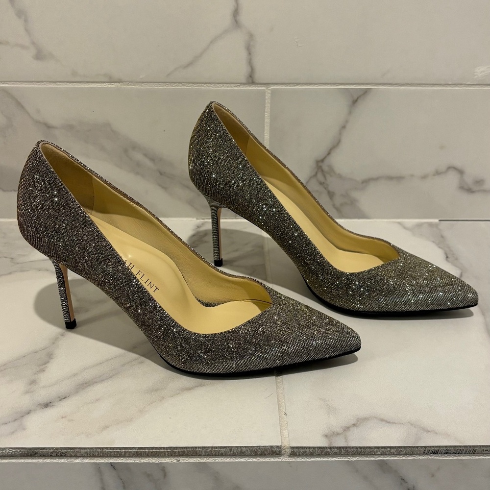 Sarah Flint Perfect Pump 85 in Gunmetal size 7.5
